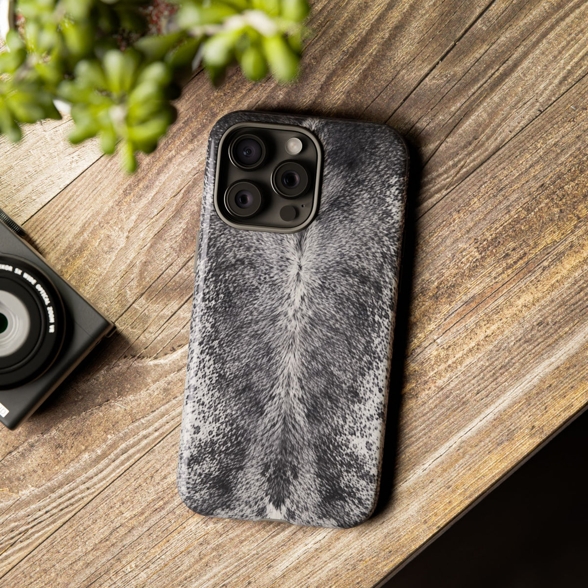 The Speckled Park –  Cow Print Tough iphone Case