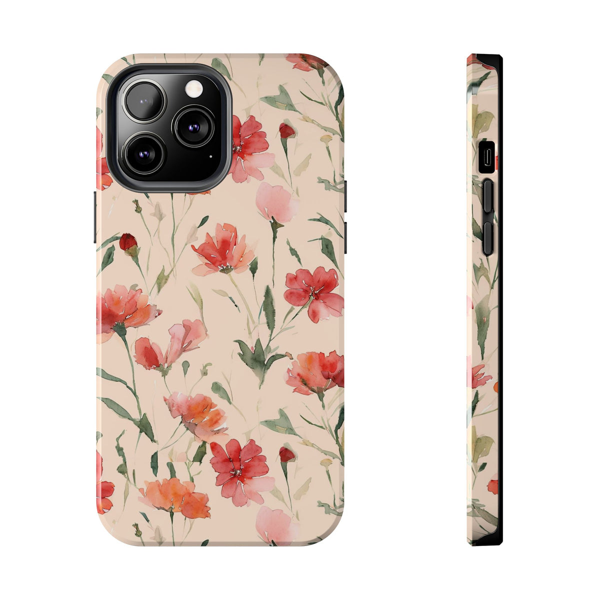 Floral Watercolor — Tough Phone Case