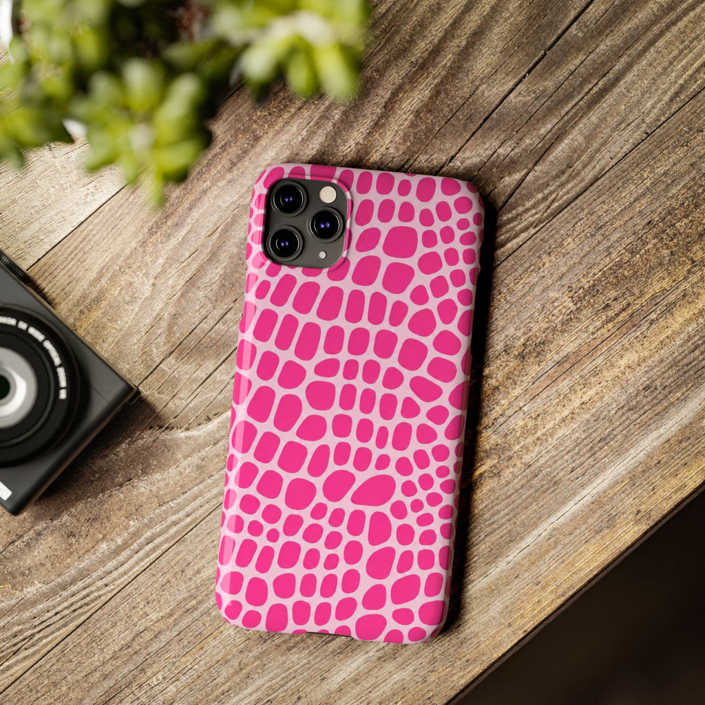 Pink Gator — Slim iphone Case