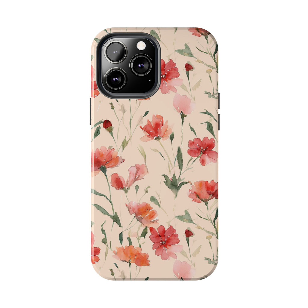 Floral Watercolor — Tough Phone Case