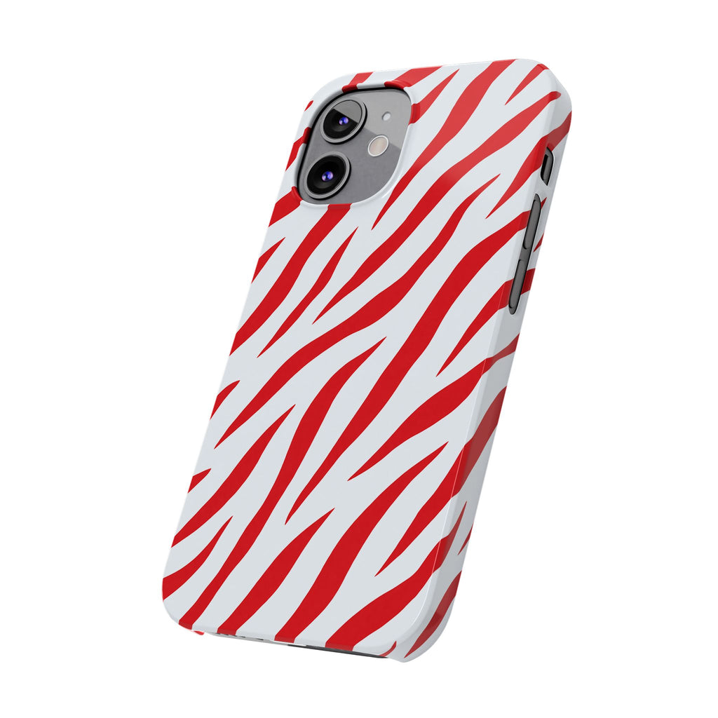 Red Zebra — Slim iphone Case