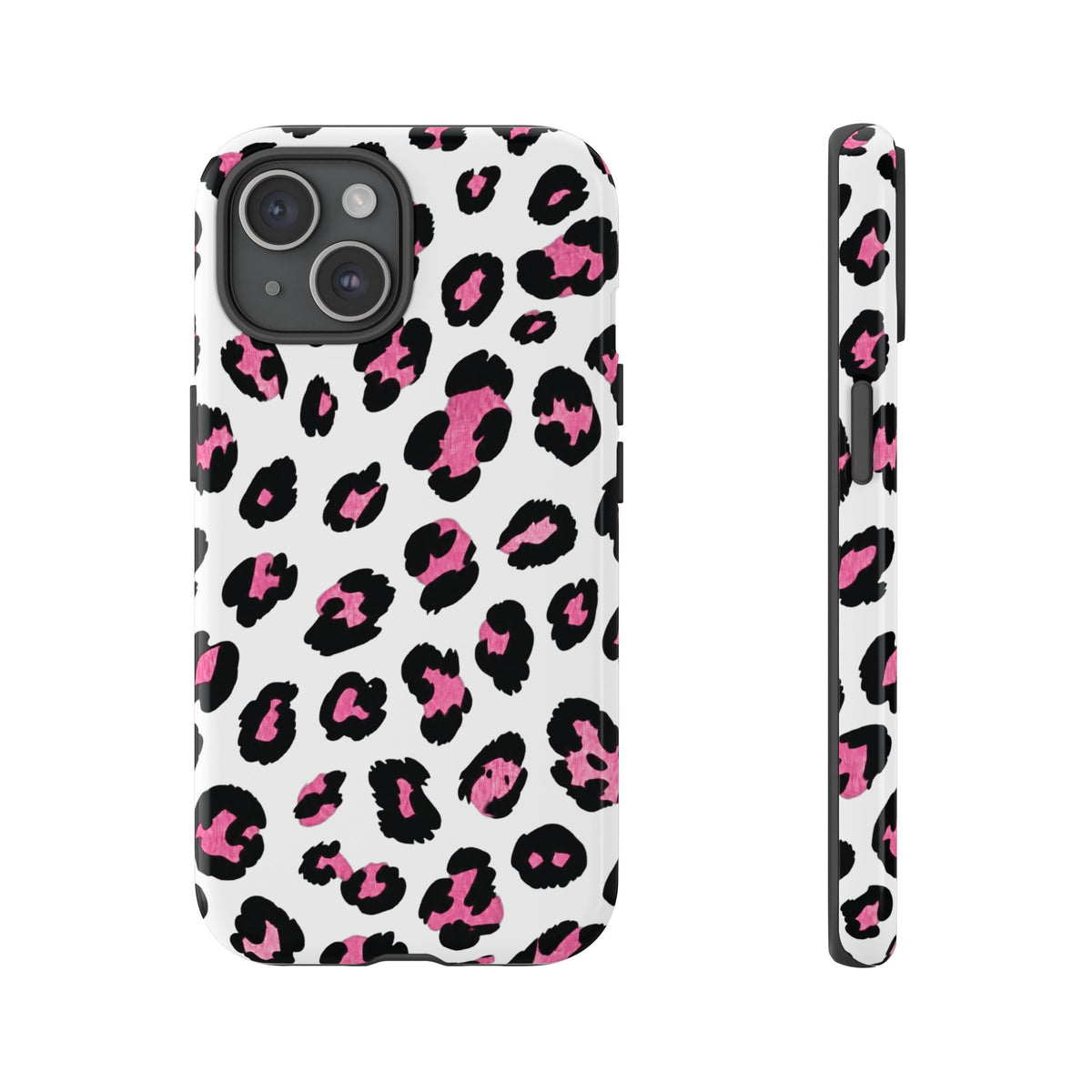 Pink Leopard Print Phone Case — Tough iphone Case