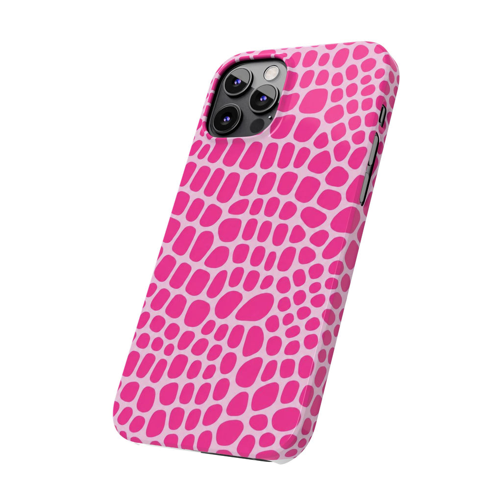 Pink Gator — Slim iphone Case