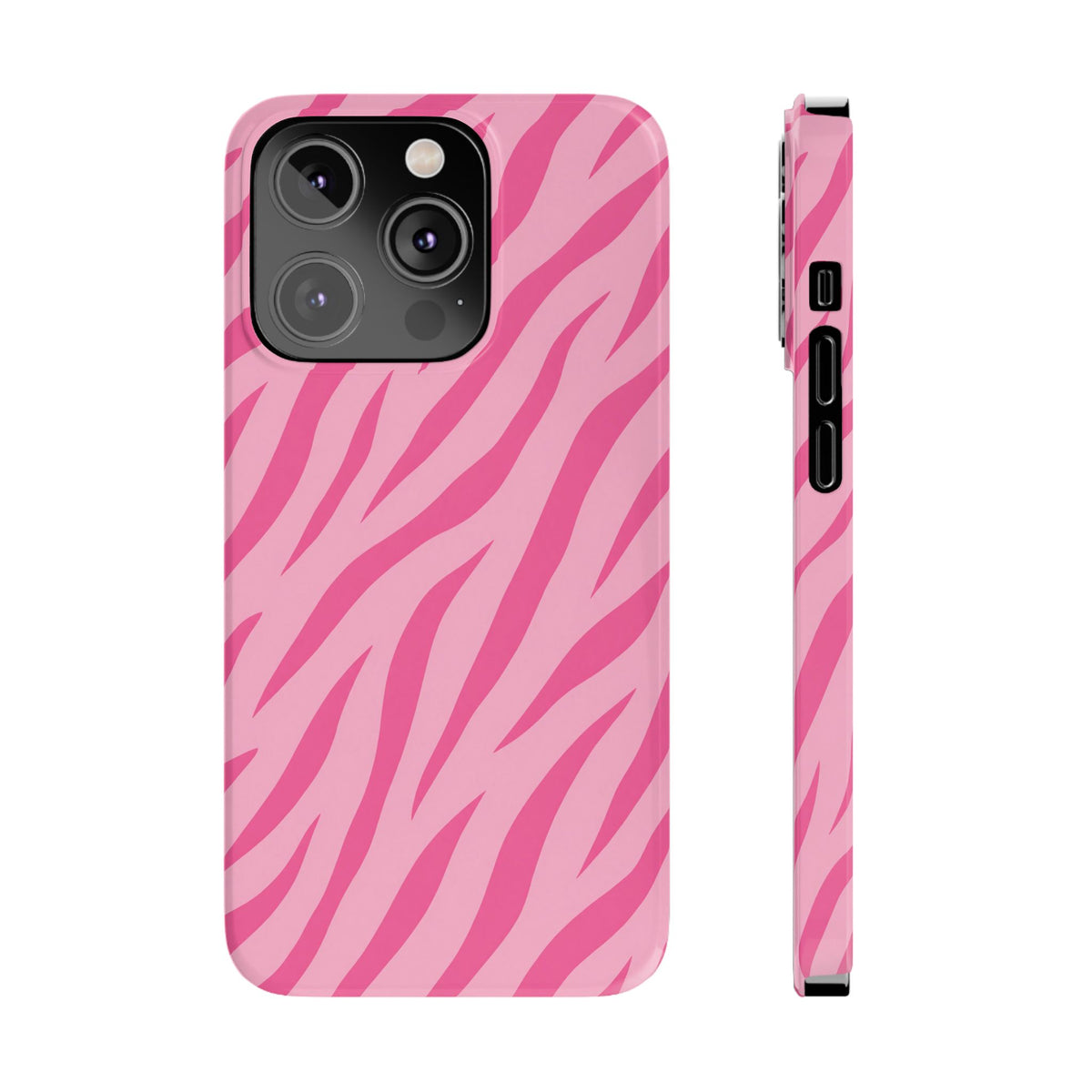 Pink Zebra— Slim iphone Case
