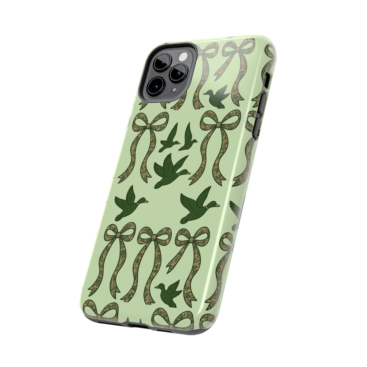 Duck "Cam-bow" - Tough Phone Case (Green)