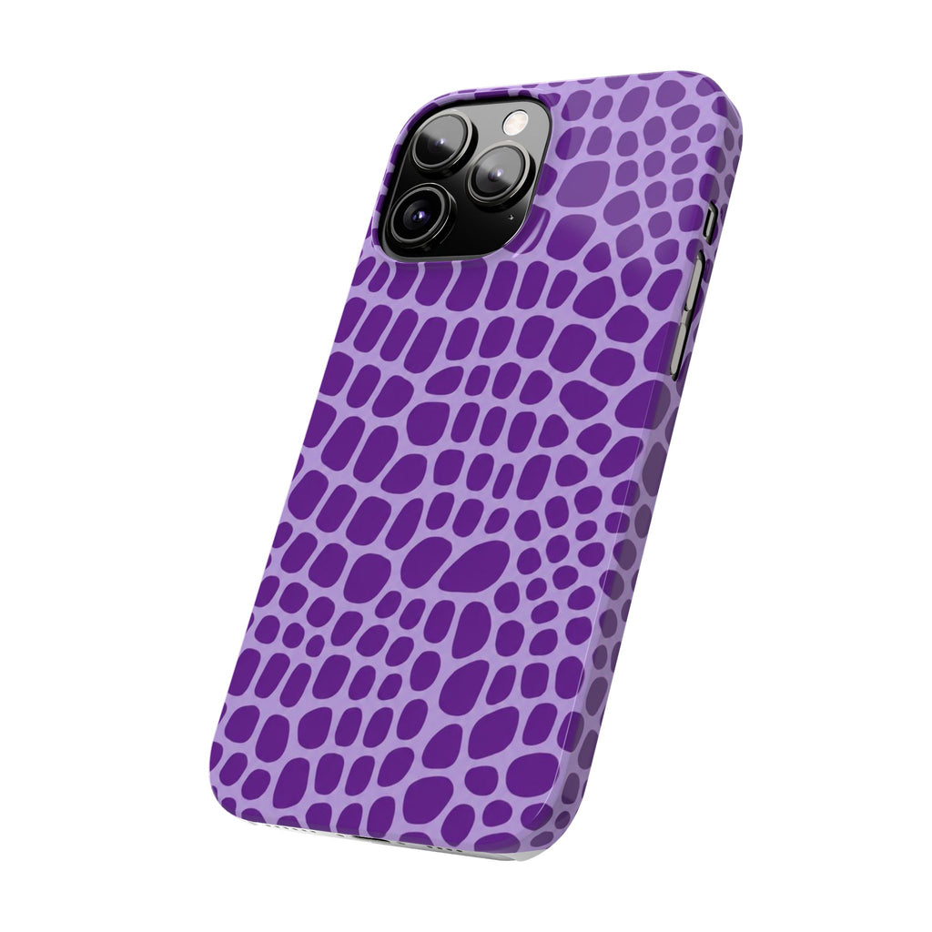 Purple Gator - Slim iphone Case