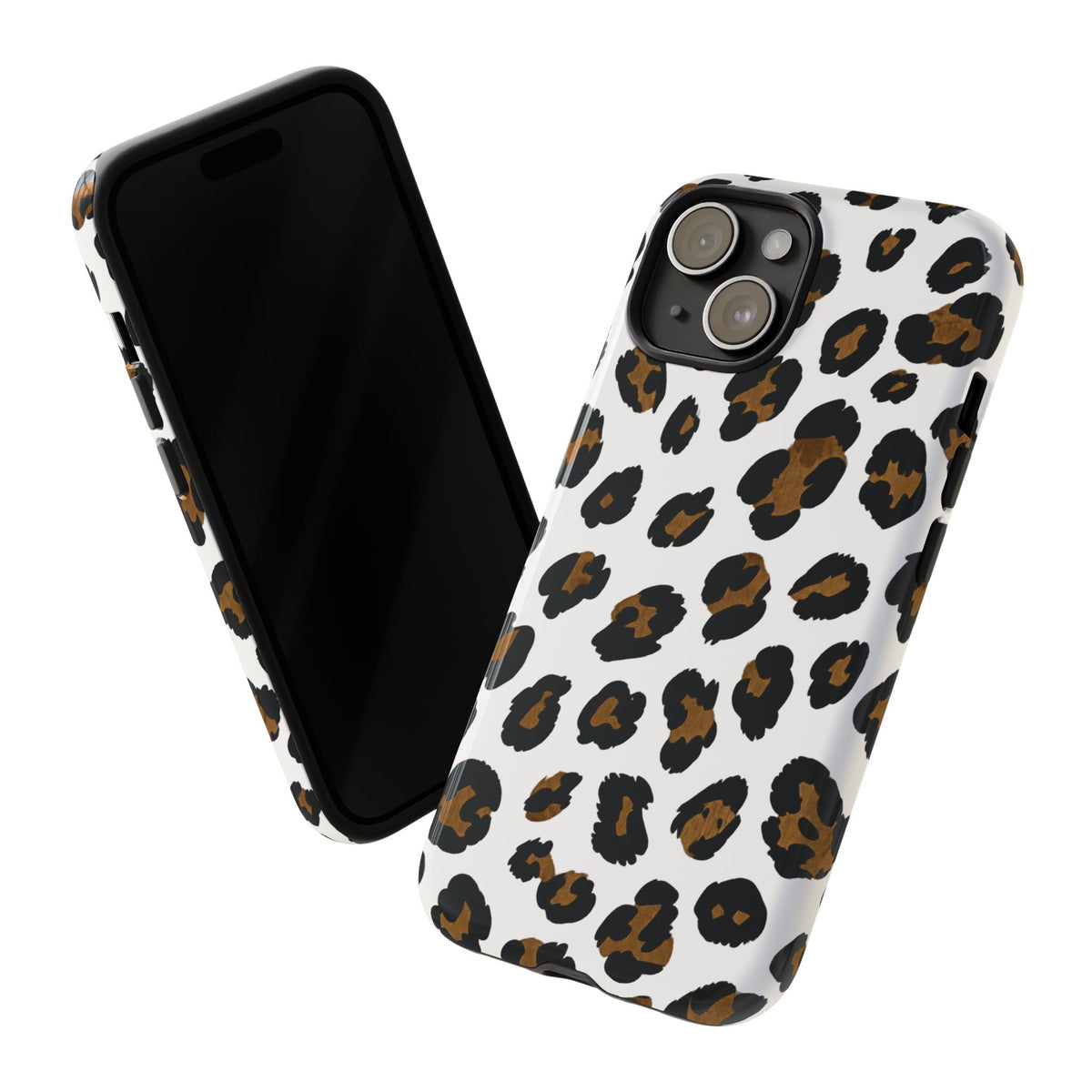 White Classic Leopard — Tough iphone case
