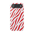 Red Zebra — Slim iphone Case