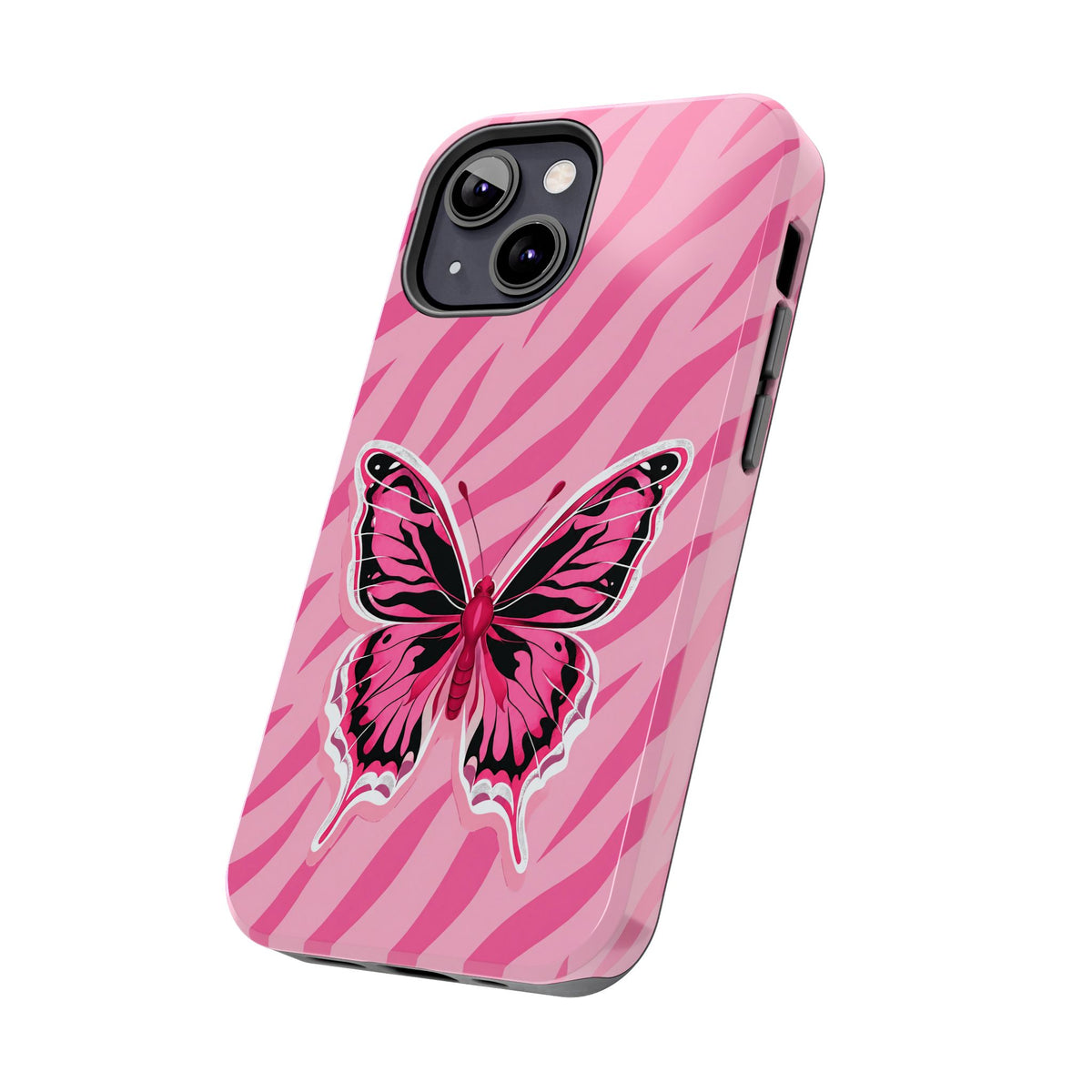Pink Butterfly - Tough Phone Case