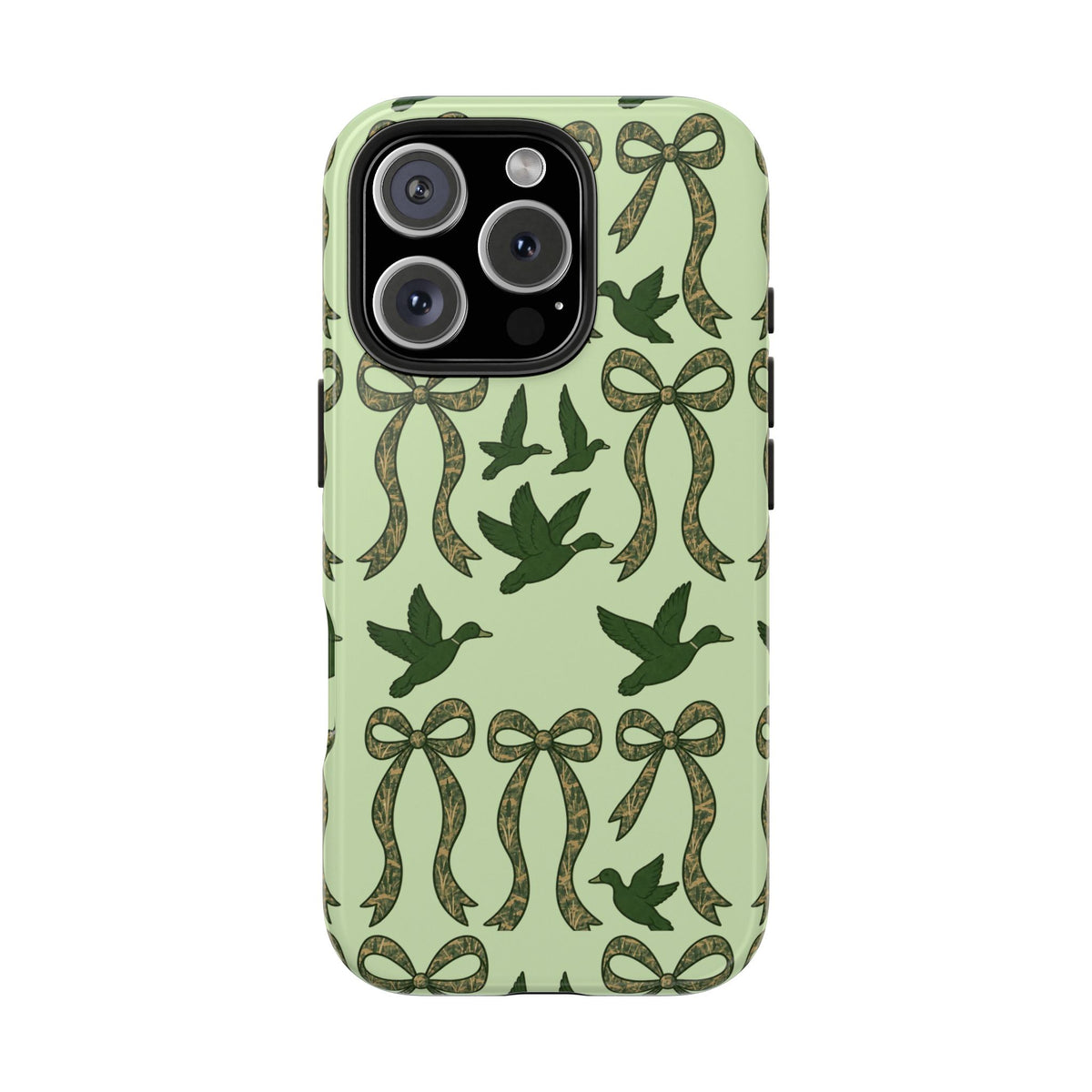 Duck "Cam-bow" - Tough Phone Case (Green)