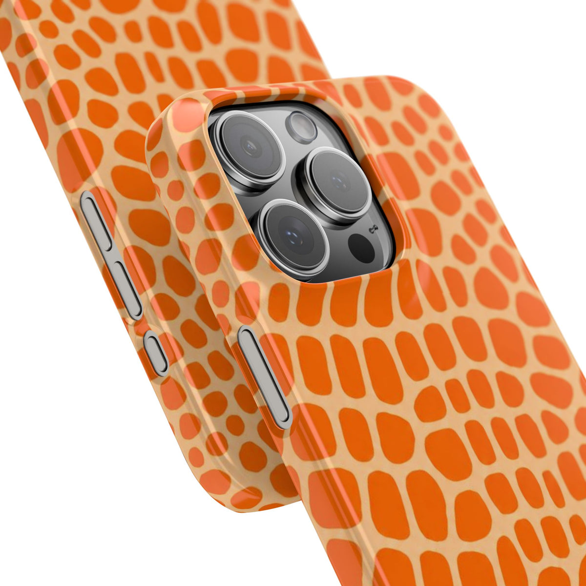 Orange Gator— Slim iphone Case