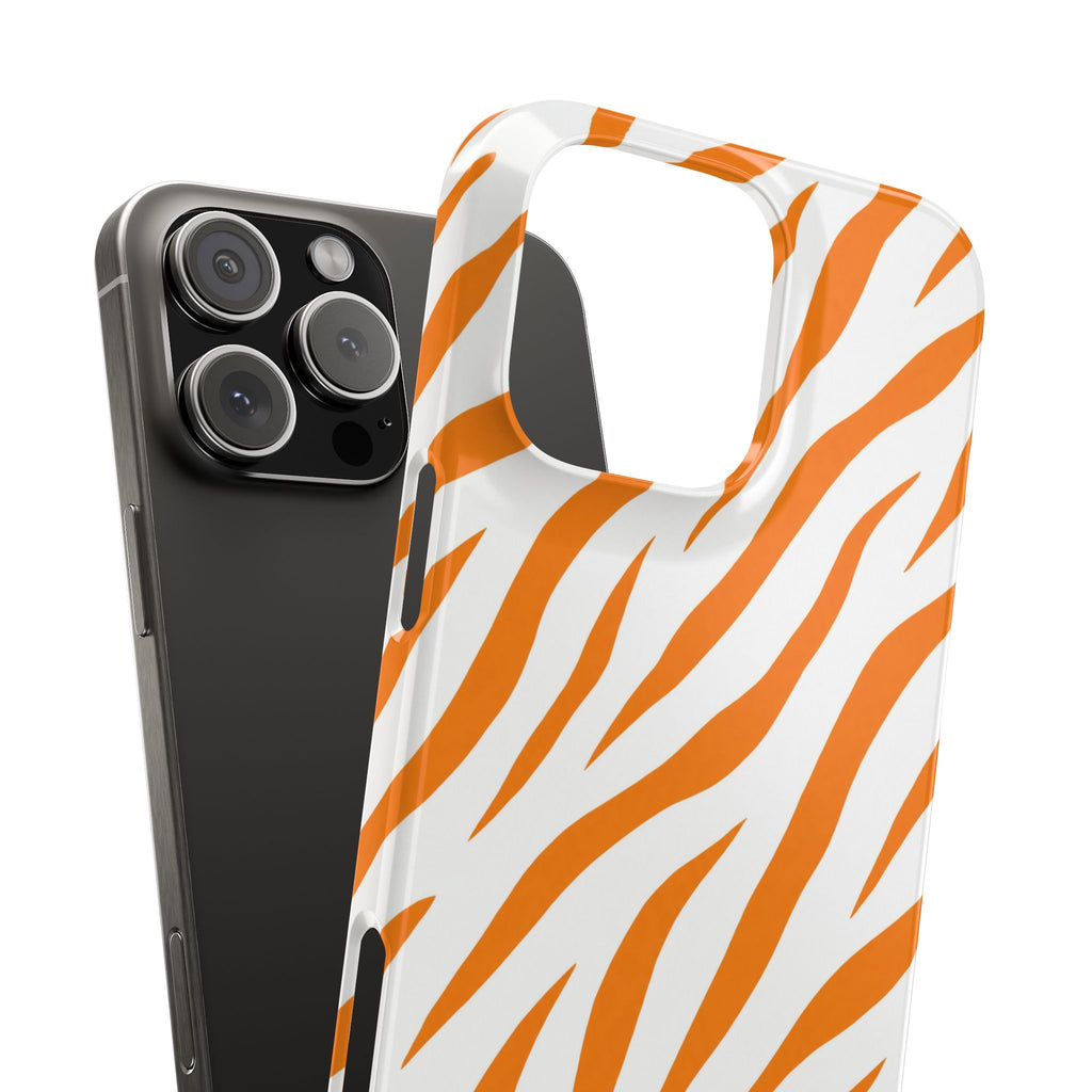 Orange Zebra— Slim iphone Case