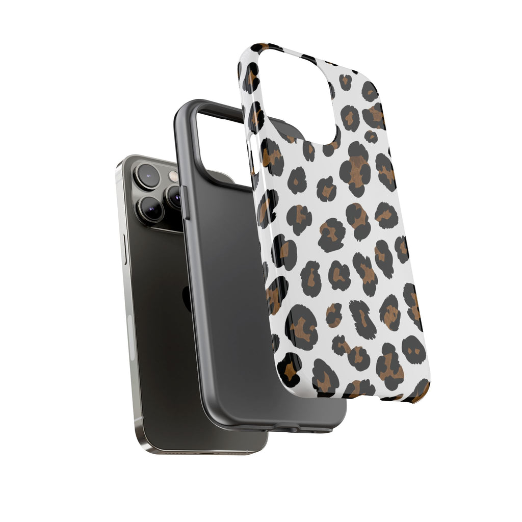 White Classic Leopard — Tough iphone case