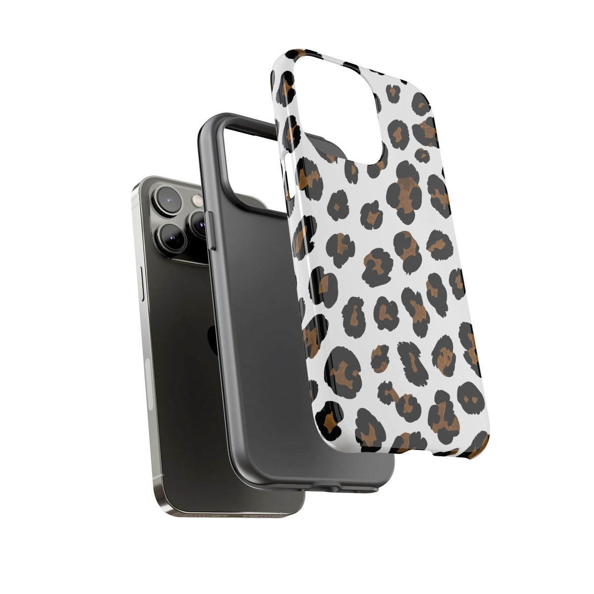 White Classic Leopard — Tough iphone case