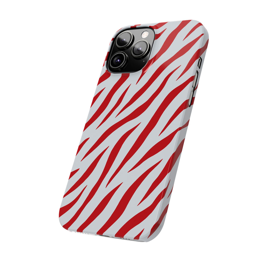 Red Zebra — Slim iphone Case