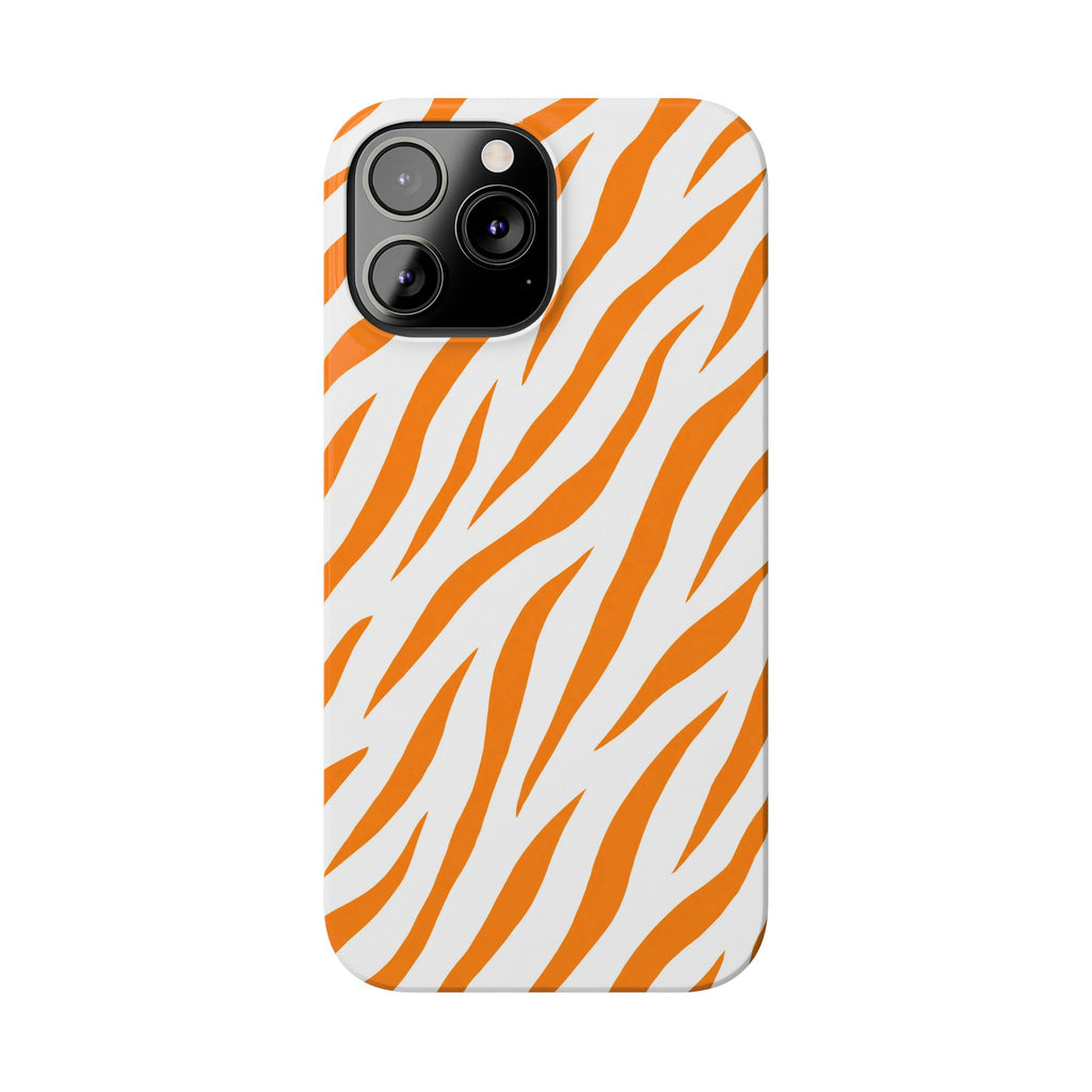 Orange Zebra— Slim iphone Case