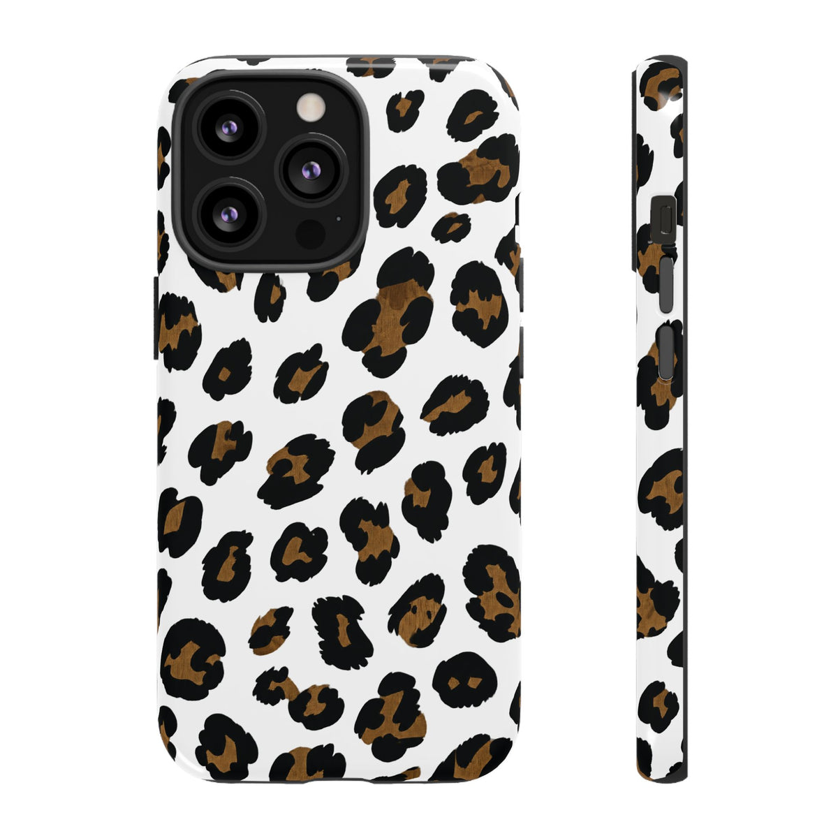 White Classic Leopard — Tough iphone case