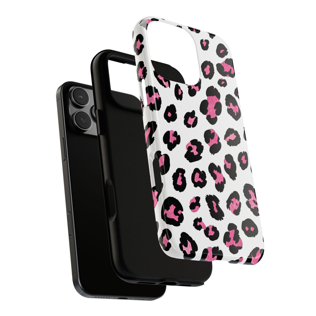 Pink Leopard Print Phone Case — Tough iphone Case