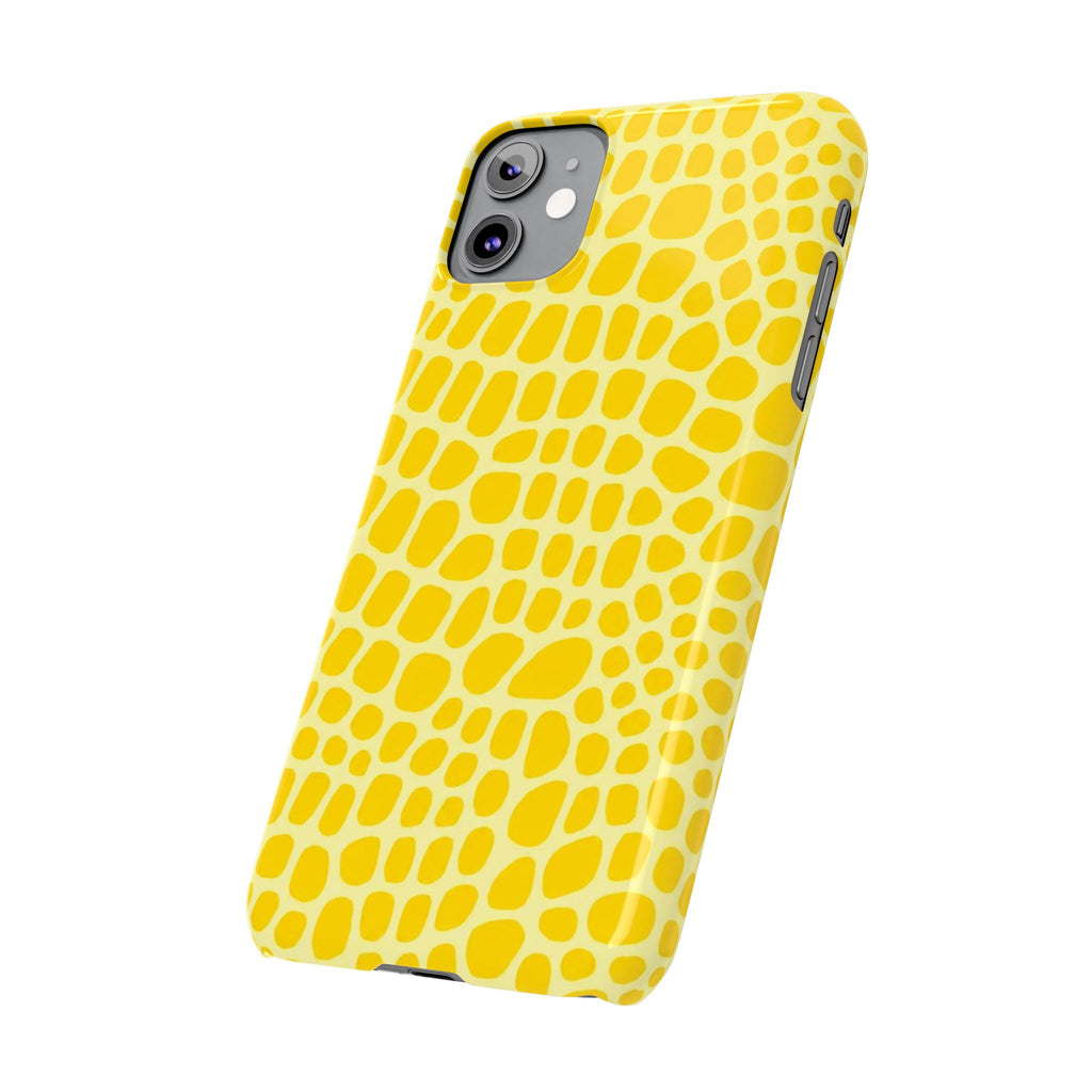 Yellow Gator — Slim iphone Case