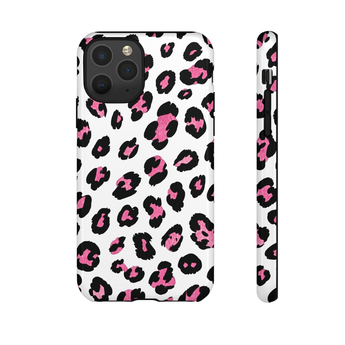 Pink Leopard Print Phone Case — Tough iphone Case