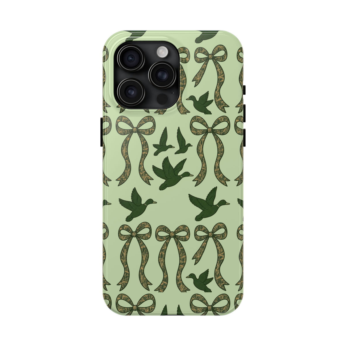 Duck "Cam-bow" - Tough Phone Case (Green)
