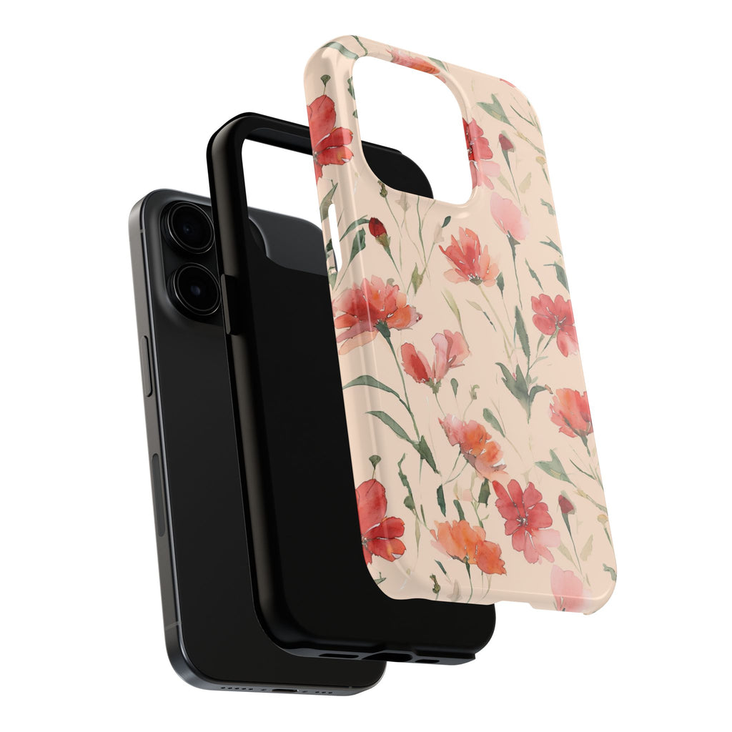 Floral Watercolor — Tough Phone Case