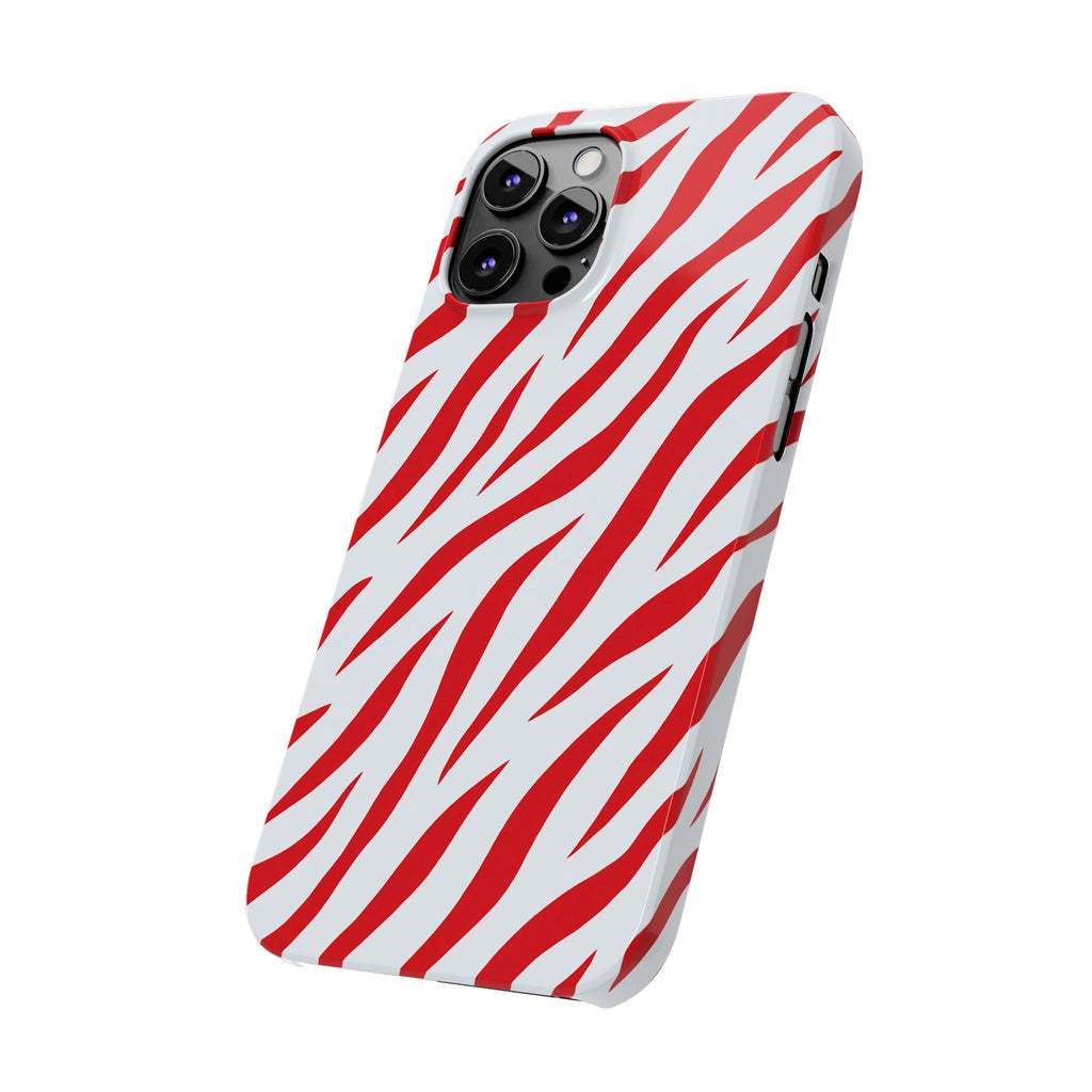 Red Zebra — Slim iphone Case