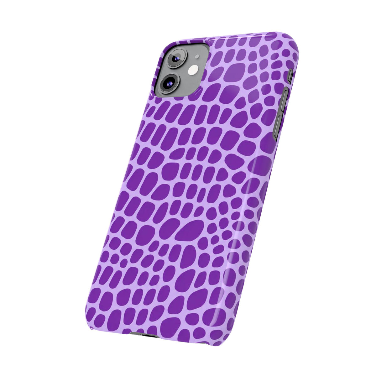 Purple Gator - Slim iphone Case