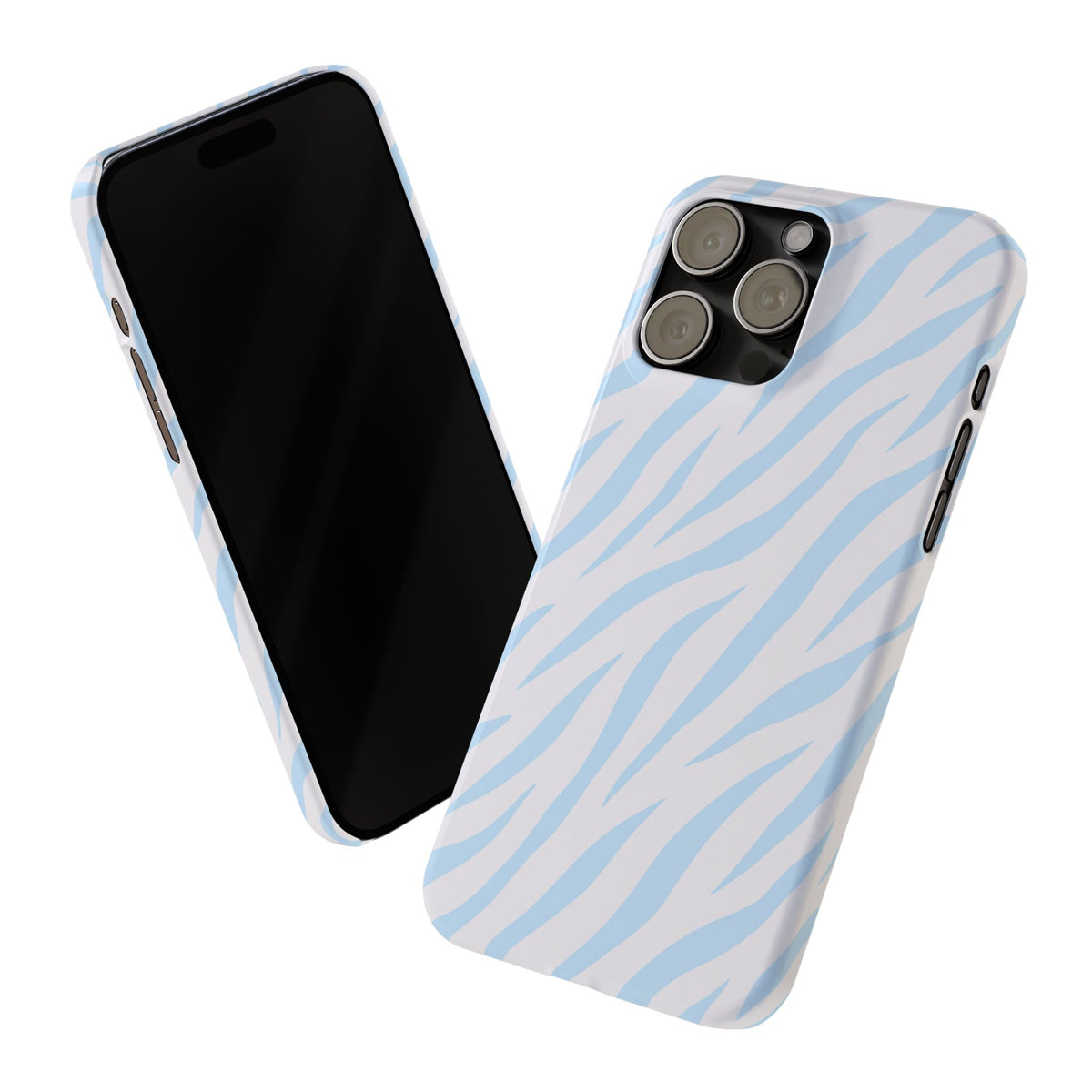 Blue Zebra - Slim iphone Case