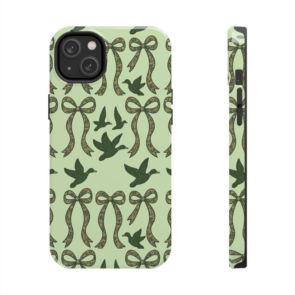 Duck "Cam-bow" - Tough Phone Case (Green)