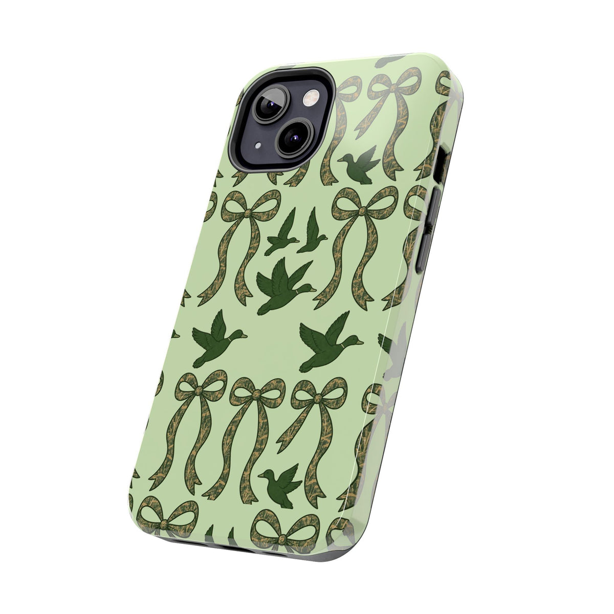 Duck "Cam-bow" - Tough Phone Case (Green)