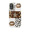 Leopard Kiss Patchwork—  Slim iphone Case