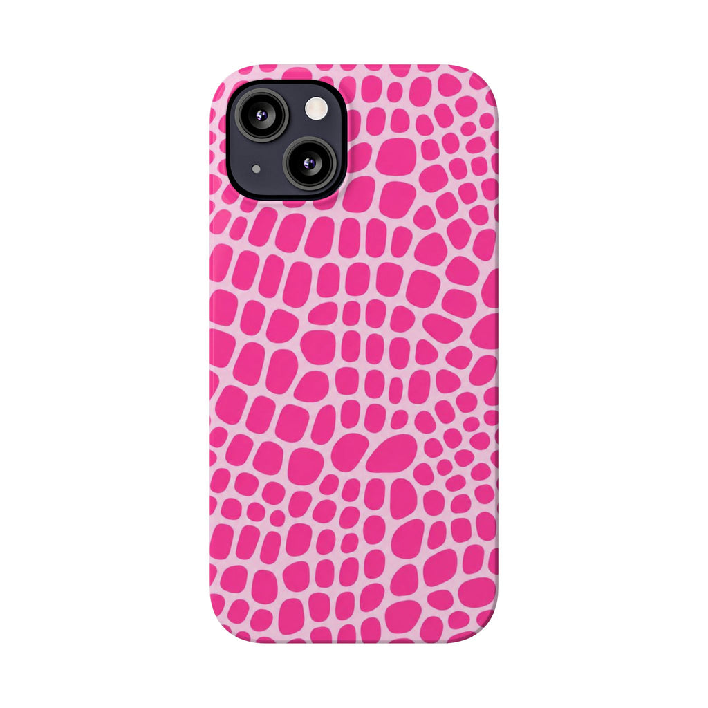 Pink Gator — Slim iphone Case