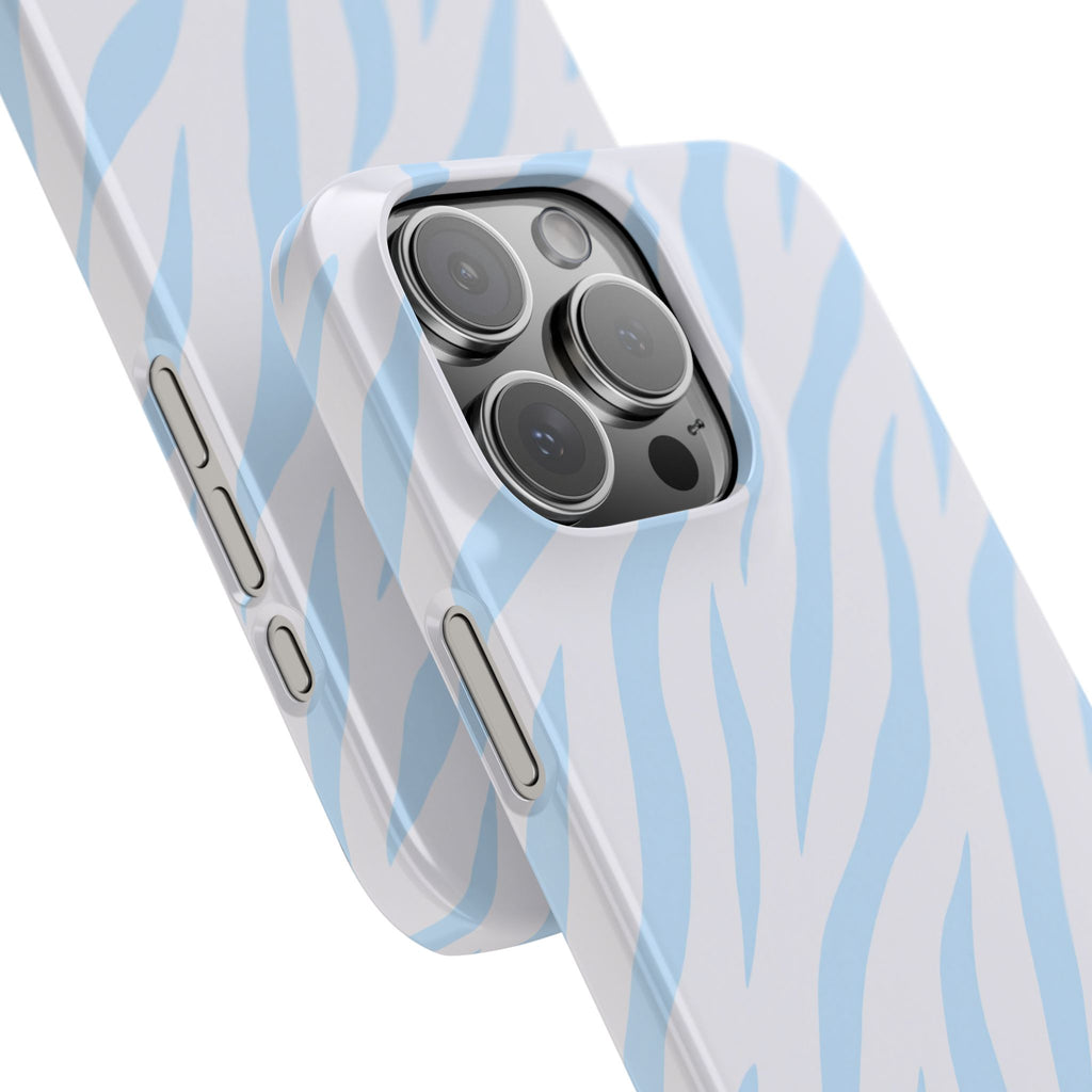 Blue Zebra - Slim iphone Case