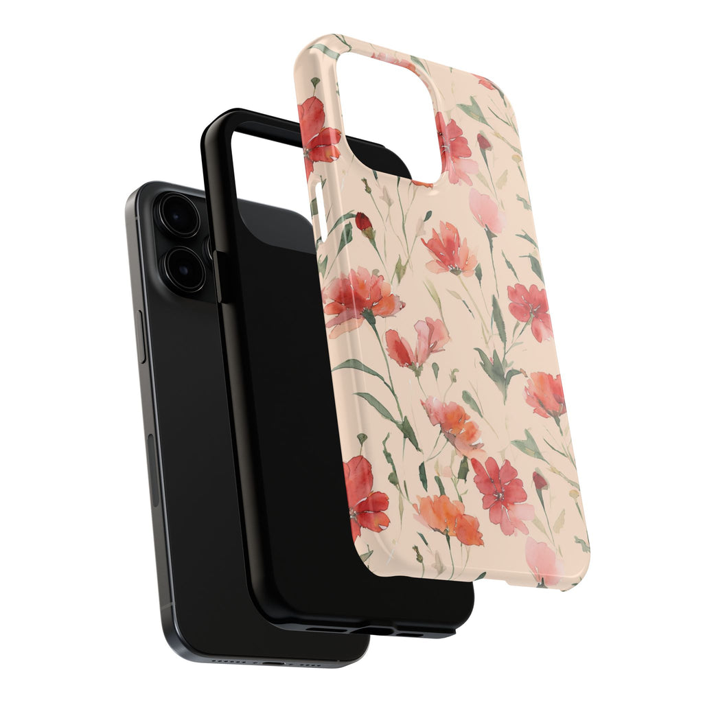 Floral Watercolor — Tough Phone Case