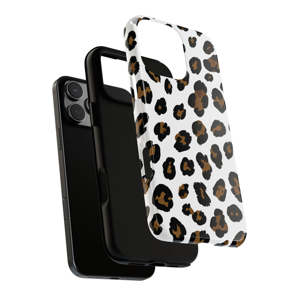 White Classic Leopard — Tough iphone case