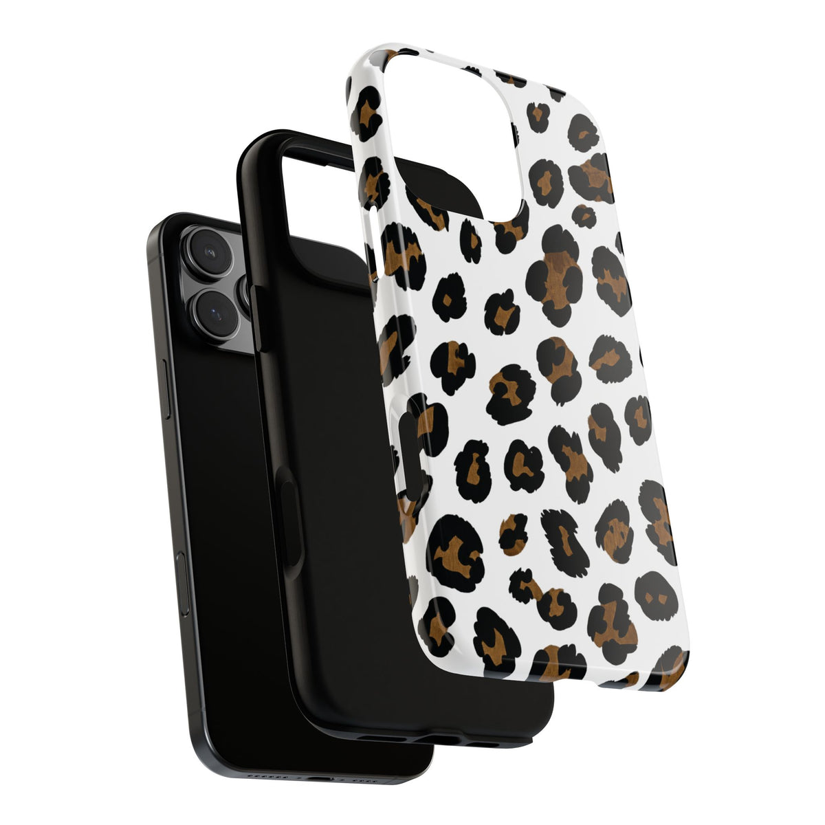 White Classic Leopard — Tough iphone case