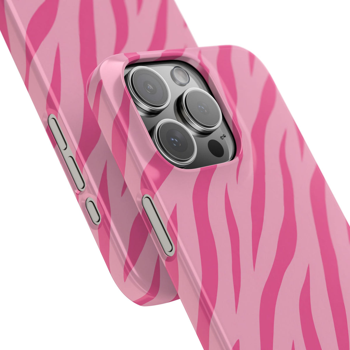 Pink Zebra— Slim iphone Case