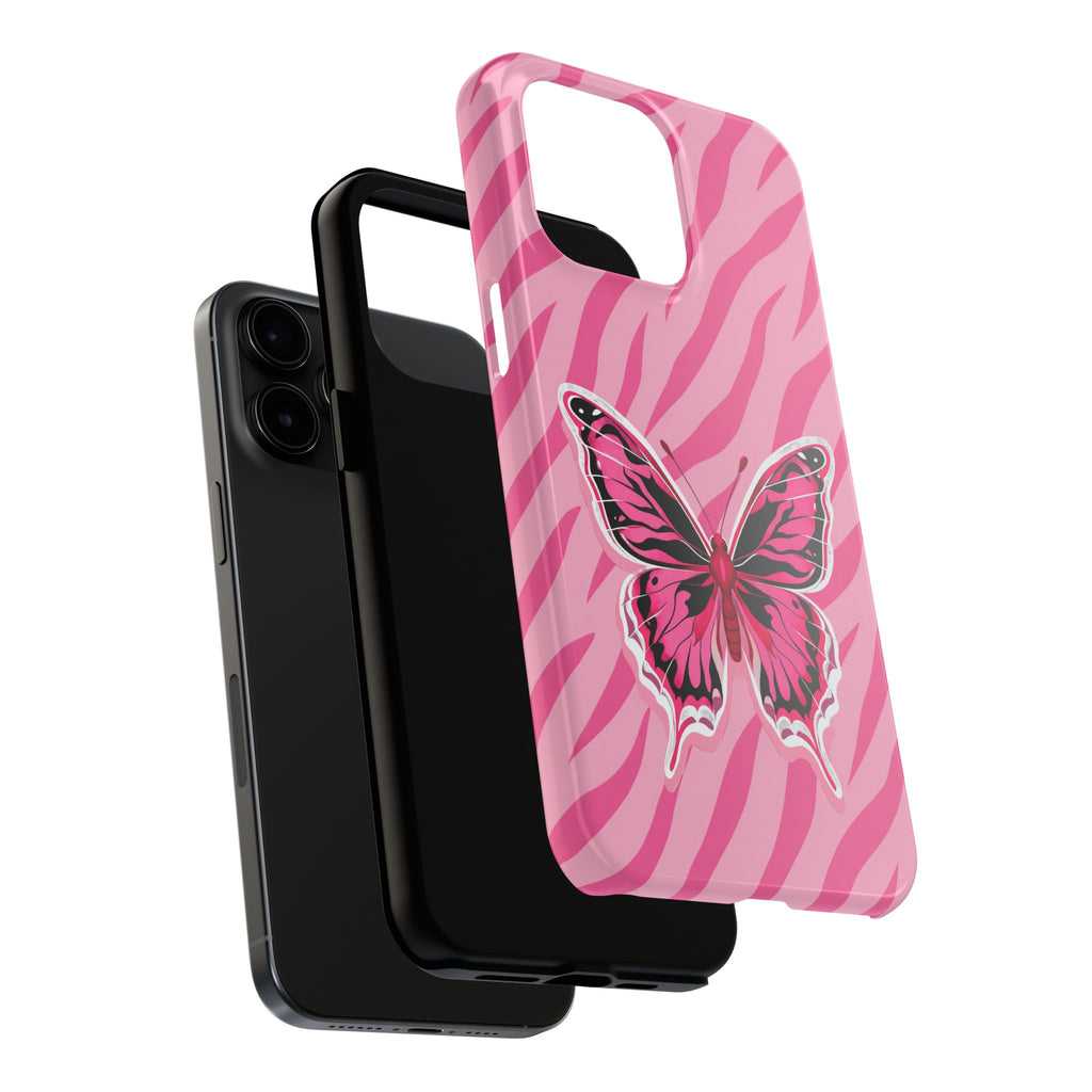 Pink Butterfly - Tough Phone Case