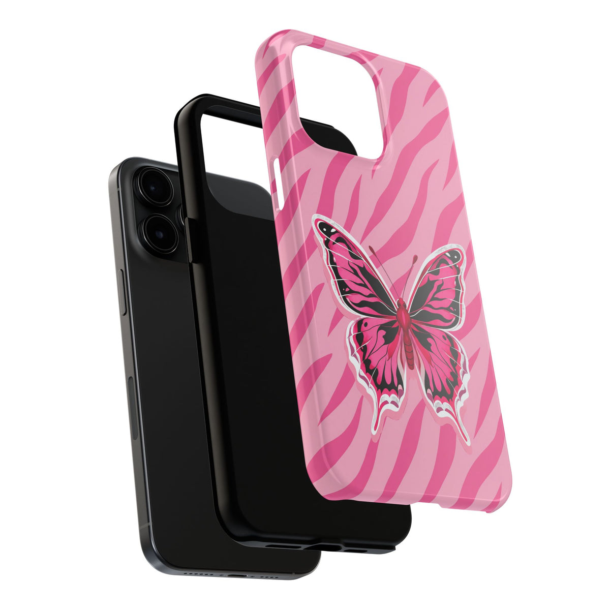 Pink Butterfly - Tough Phone Case