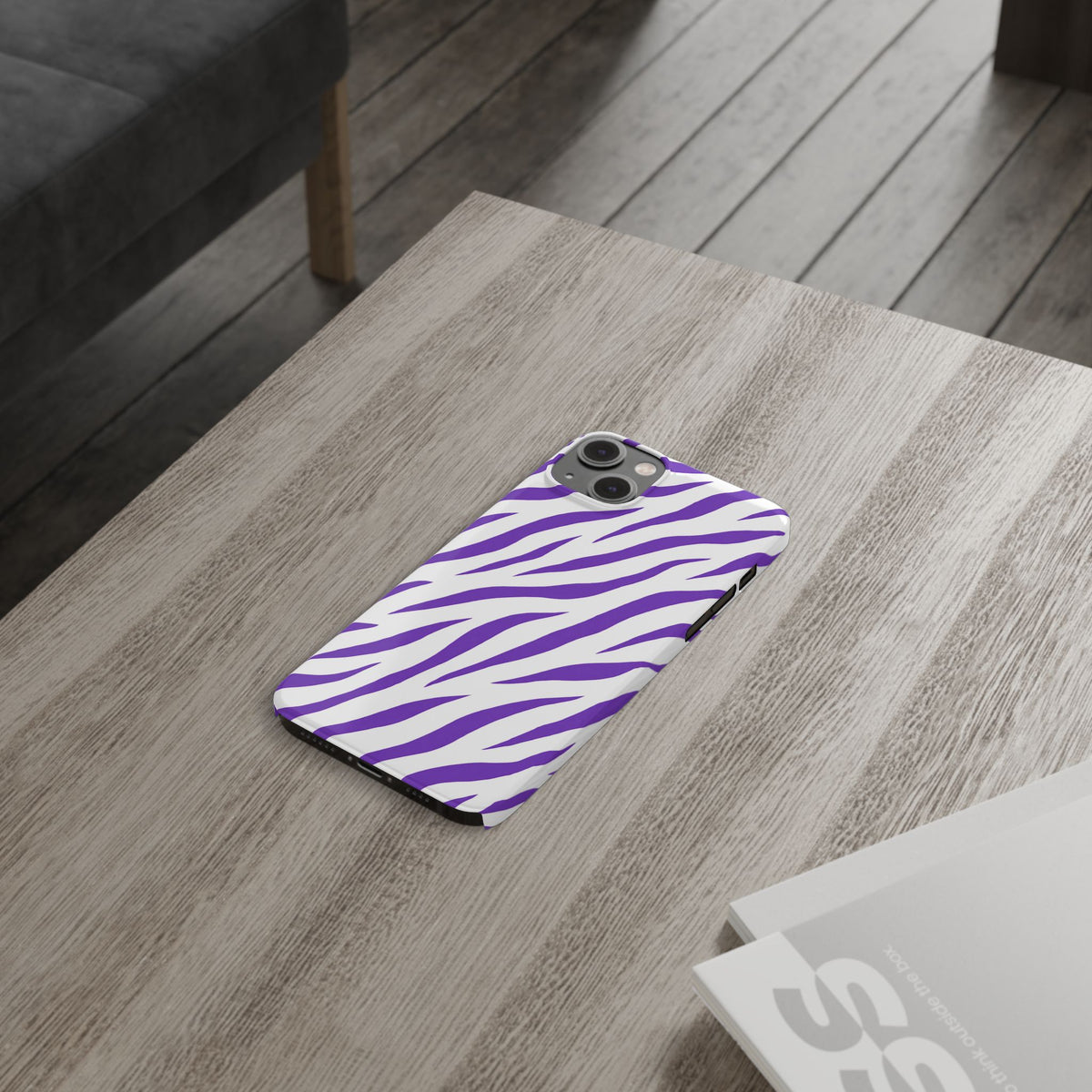 Purple Zebra  — Slim iphone Case