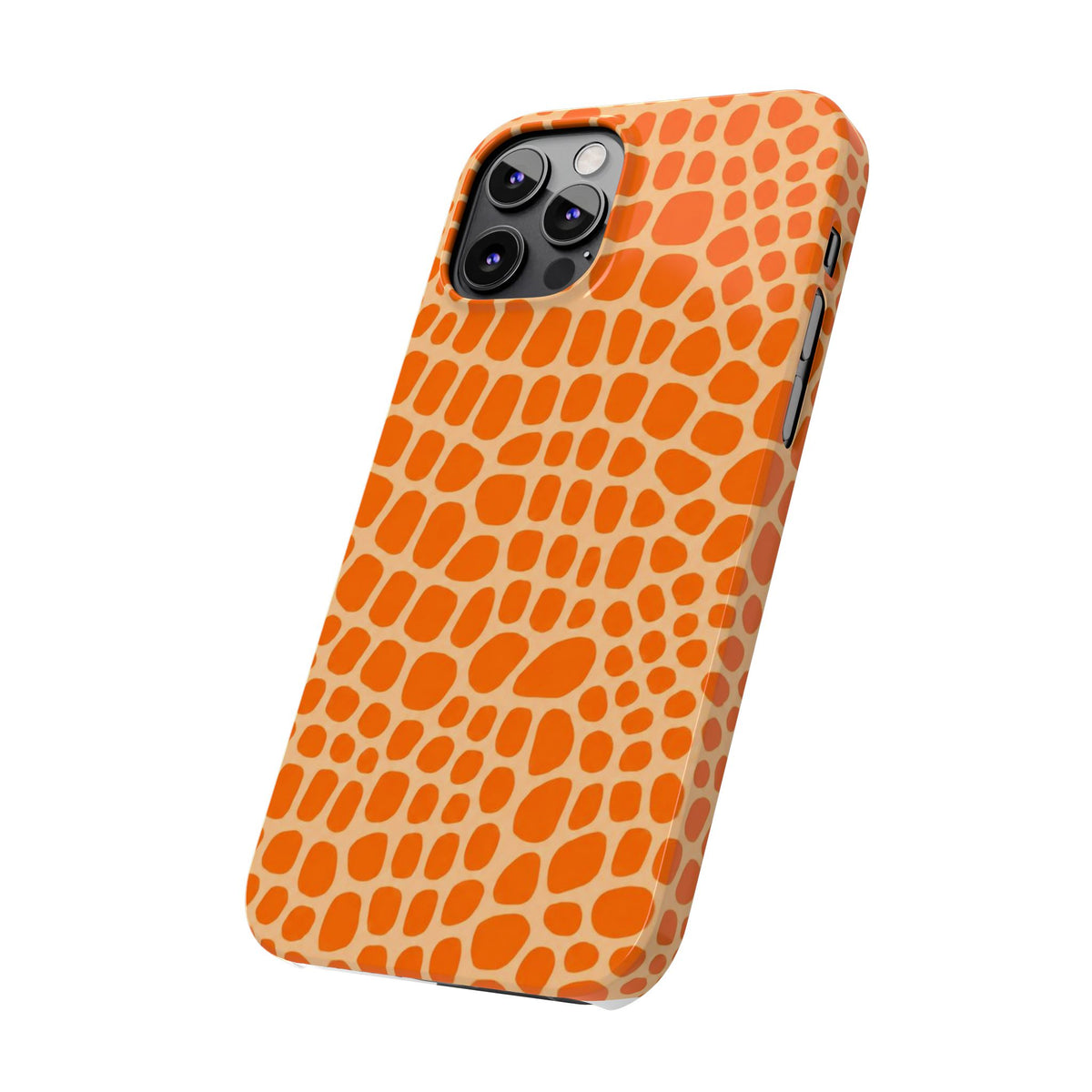 Orange Gator— Slim iphone Case
