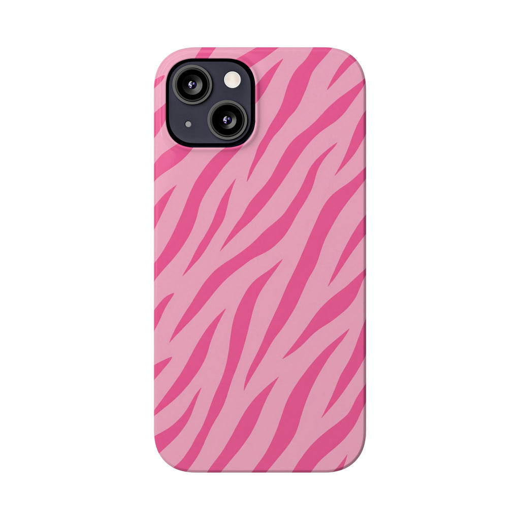 Pink Zebra— Slim iphone Case