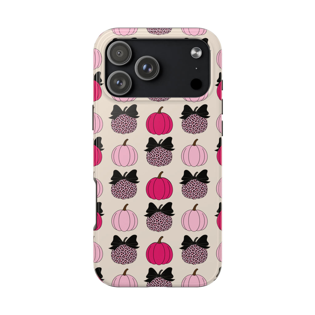 Pink Leopard Pumpkin — Tough Phone Case