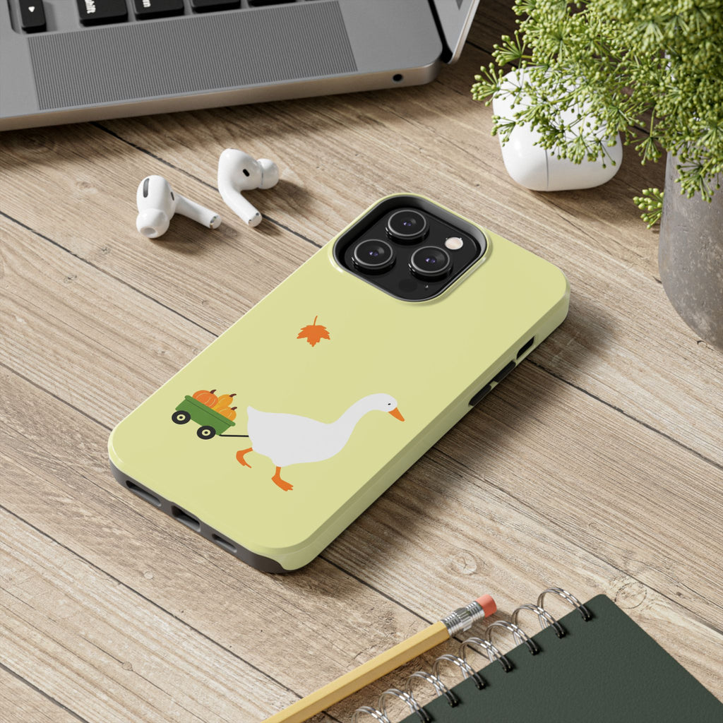 Pumpkin Pick'n —  Tough Phone Case (Yellow)