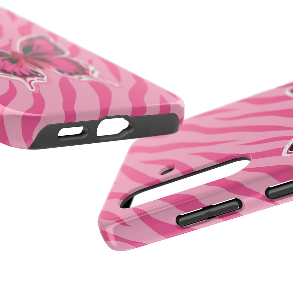 Pink Butterfly - Tough Phone Case