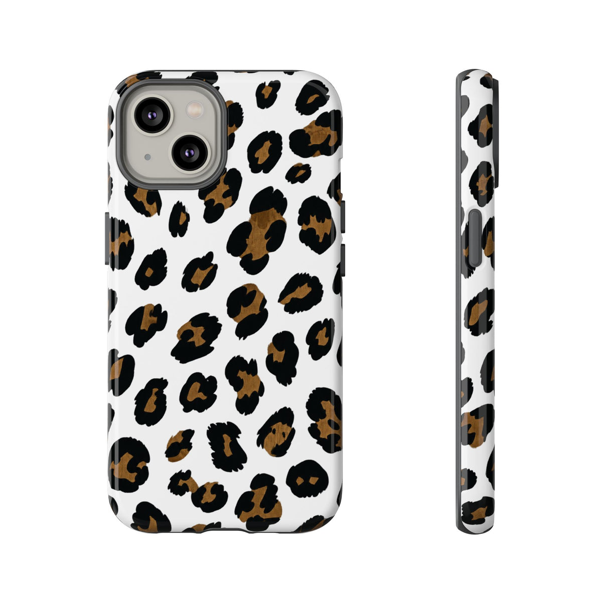 White Classic Leopard — Tough iphone case