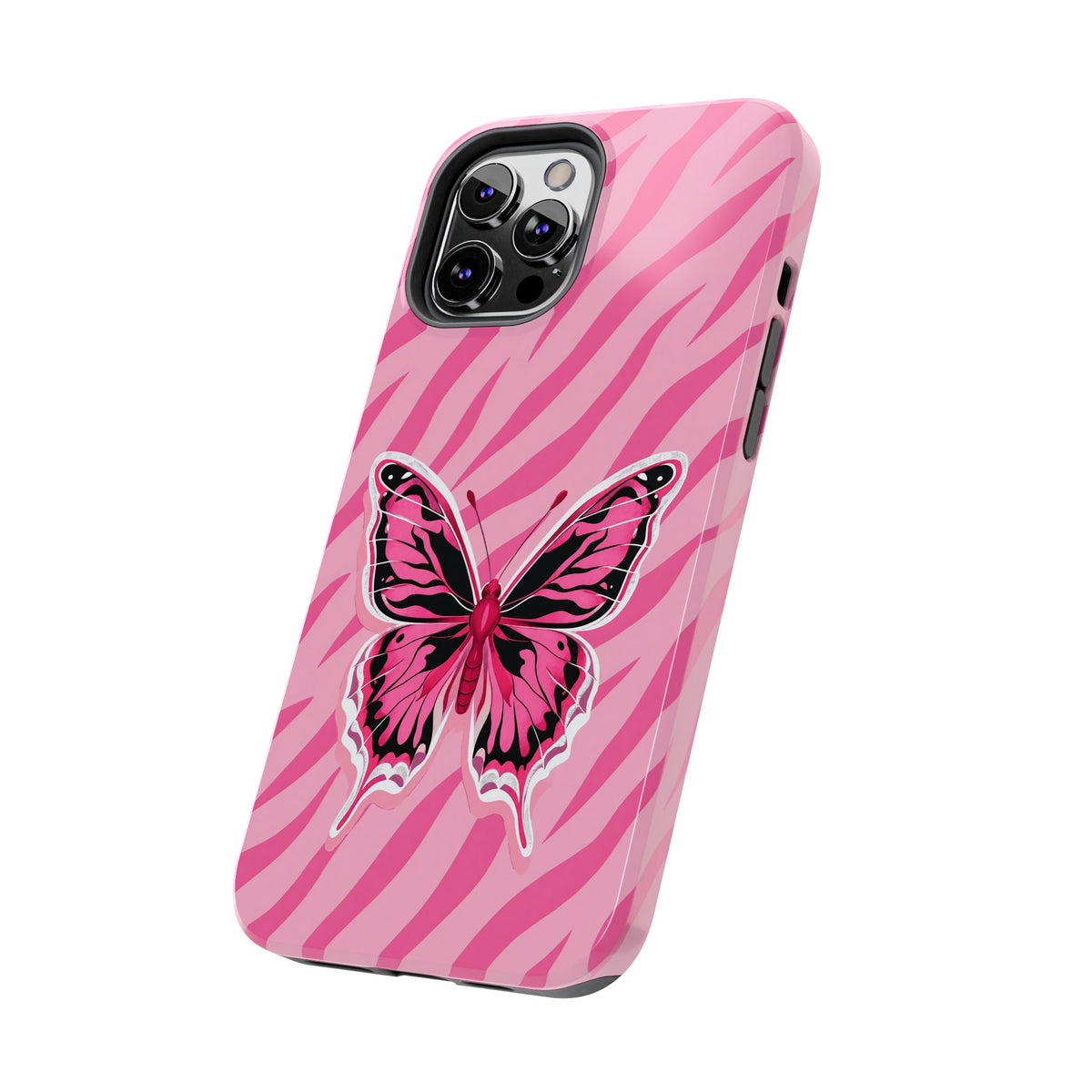 Pink Butterfly - Tough Phone Case