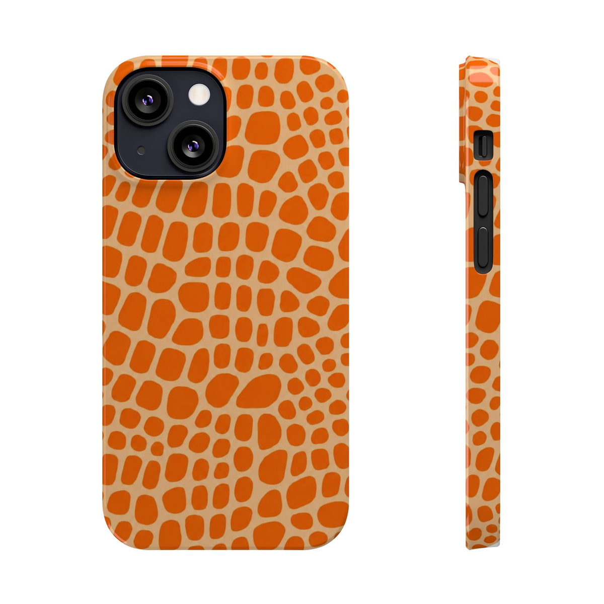 Orange Gator— Slim iphone Case