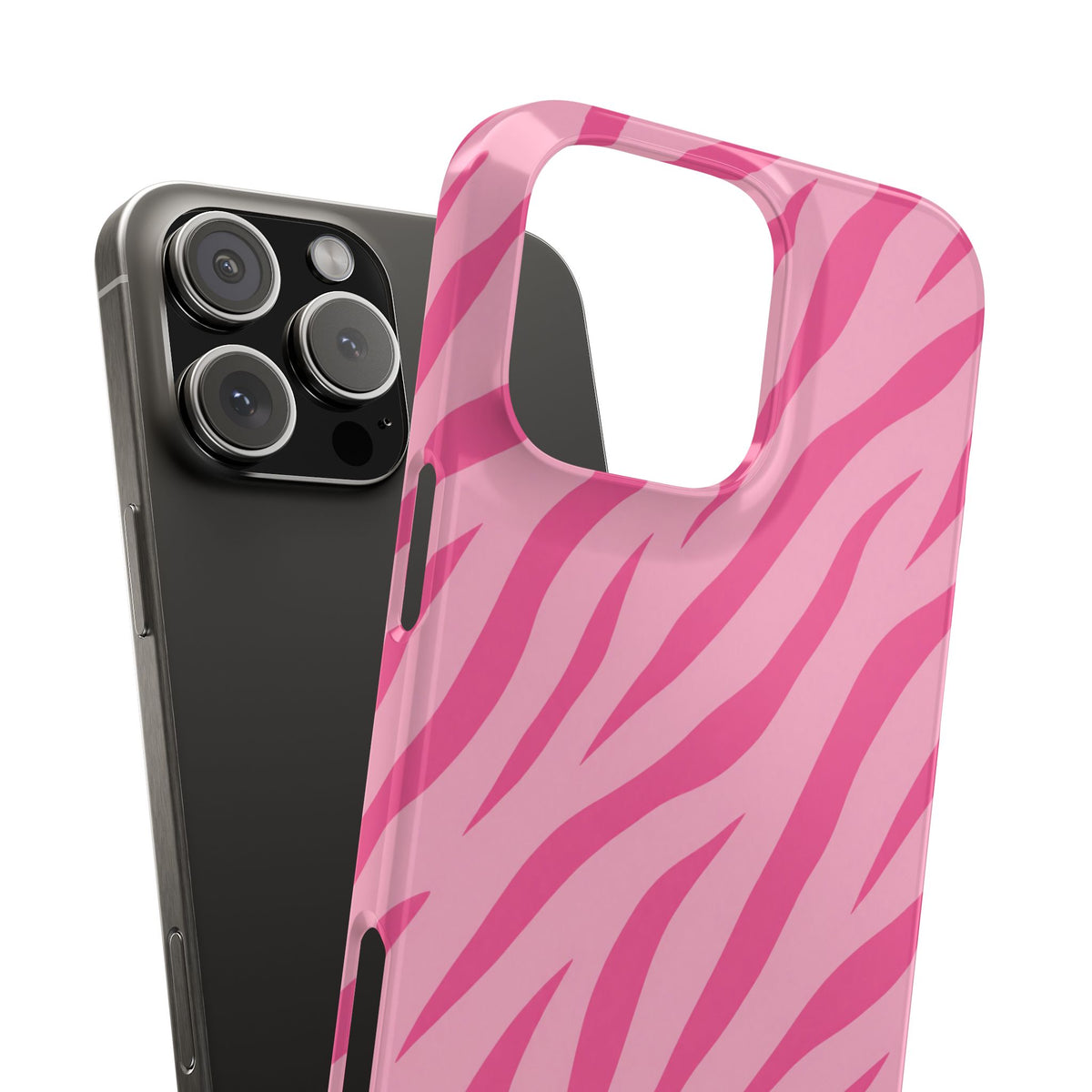 Pink Zebra— Slim iphone Case